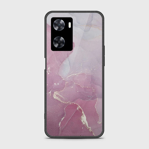 Oppo A77s Cover- Mystic Marble Series - HQ Ultra Shine Premium Infinity Glass Soft Silicon Borders Case