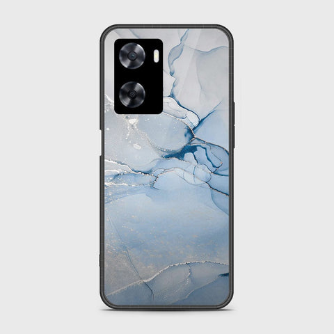 Oppo A77s Cover- Mystic Marble Series - HQ Ultra Shine Premium Infinity Glass Soft Silicon Borders Case