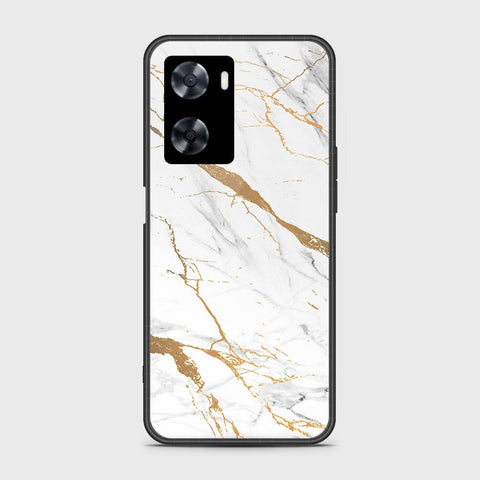 Oppo A57s Cover- Mystic Marble Series - HQ Ultra Shine Premium Infinity Glass Soft Silicon Borders Case