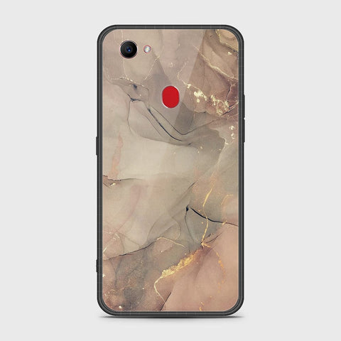 Oppo F7 Cover- Mystic Marble Series - HQ Ultra Shine Premium Infinity Glass Soft Silicon Borders Case