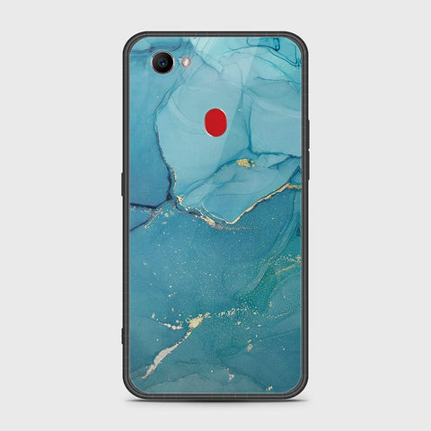 Oppo F7 Cover- Mystic Marble Series - HQ Ultra Shine Premium Infinity Glass Soft Silicon Borders Case