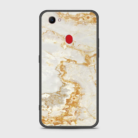 Oppo F7 Cover- Mystic Marble Series - HQ Ultra Shine Premium Infinity Glass Soft Silicon Borders Case