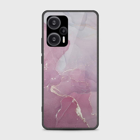 Xiaomi Poco F5  Cover- Mystic Marble Series - HQ Ultra Shine Premium Infinity Glass Soft Silicon Borders Case