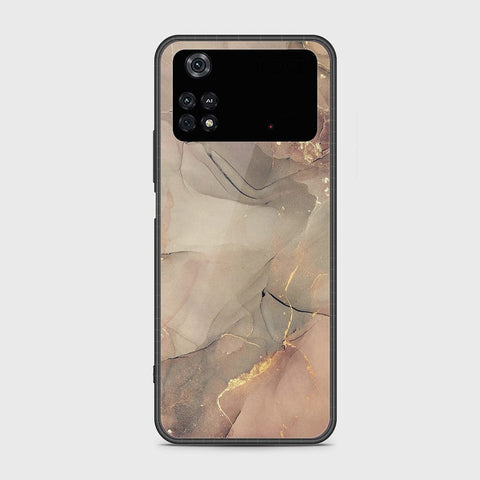 Xiaomi Poco M4 Pro Cover- Mystic Marble Series - HQ Ultra Shine Premium Infinity Glass Soft Silicon Borders Case