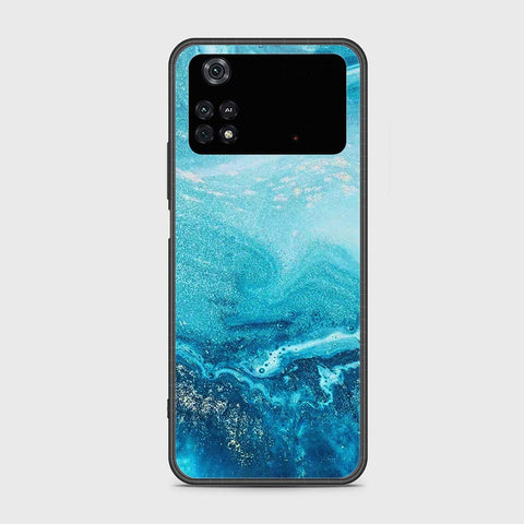 Xiaomi Poco M4 Pro Cover- Mystic Marble Series - HQ Ultra Shine Premium Infinity Glass Soft Silicon Borders Case