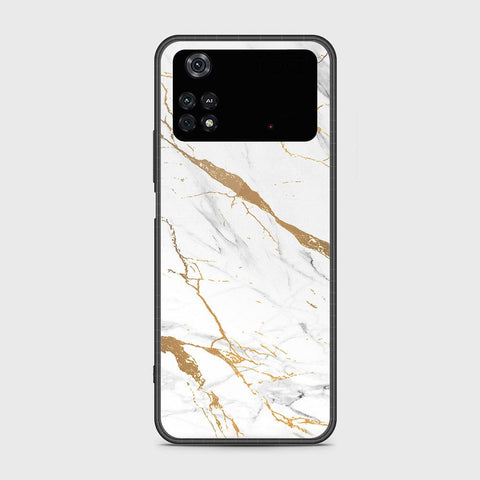 Xiaomi Poco M4 Pro Cover- Mystic Marble Series - HQ Ultra Shine Premium Infinity Glass Soft Silicon Borders Case