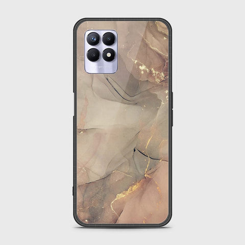 Realme Narzo 50 4G Cover - Mystic Marble Series - HQ Ultra Shine Premium Infinity Glass Soft Silicon Borders Case