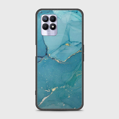 Realme Narzo 50 4G Cover - Mystic Marble Series - HQ Ultra Shine Premium Infinity Glass Soft Silicon Borders Case