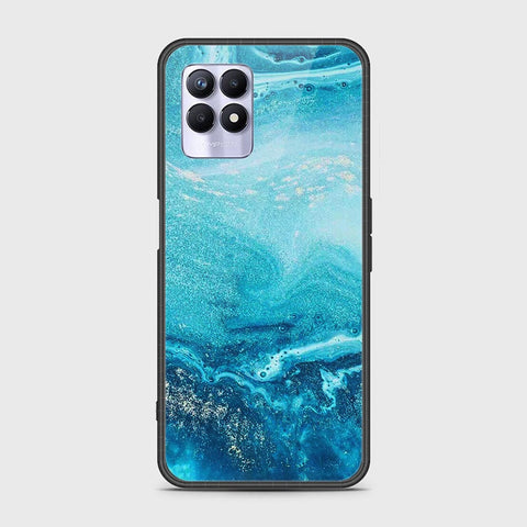 Realme Narzo 50 4G Cover - Mystic Marble Series - HQ Ultra Shine Premium Infinity Glass Soft Silicon Borders Case