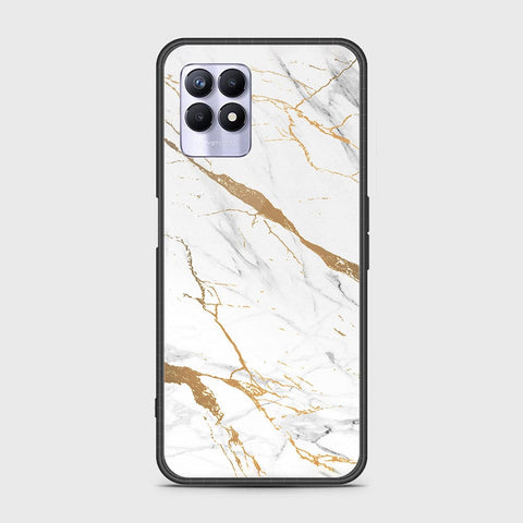 Realme Narzo 50 4G Cover - Mystic Marble Series - HQ Ultra Shine Premium Infinity Glass Soft Silicon Borders Case