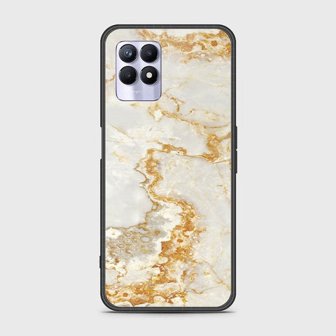 Realme Narzo 50 4G Cover - Mystic Marble Series - HQ Ultra Shine Premium Infinity Glass Soft Silicon Borders Case