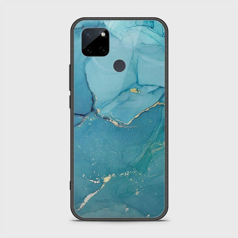 Realme C25Y Cover- Mystic Marble Series - HQ Ultra Shine Premium Infinity Glass Soft Silicon Borders Case