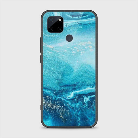 Realme C25Y Cover- Mystic Marble Series - HQ Ultra Shine Premium Infinity Glass Soft Silicon Borders Case