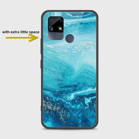 Realme C25s Cover- Mystic Marble Series - HQ Ultra Shine Premium Infinity Glass Soft Silicon Borders Case