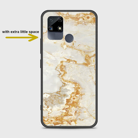 Realme C25s Cover- Mystic Marble Series - HQ Ultra Shine Premium Infinity Glass Soft Silicon Borders Case