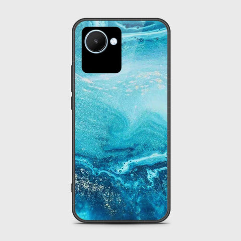 Realme C30s Cover- Mystic Marble Series - HQ Ultra Shine Premium Infinity Glass Soft Silicon Borders Case