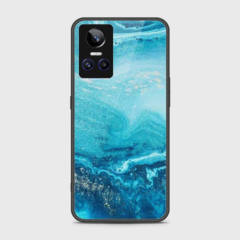 Realme GT Neo 3 Cover- Mystic Marble Series - HQ Ultra Shine Premium Infinity Glass Soft Silicon Borders Case