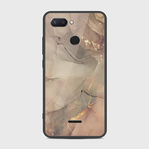 Xiaomi Redmi 6 Cover - Mystic Marble Series - HQ Ultra Shine Premium Infinity Glass Soft Silicon Borders Case