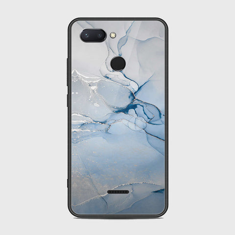 Xiaomi Redmi 6 Cover - Mystic Marble Series - HQ Ultra Shine Premium Infinity Glass Soft Silicon Borders Case