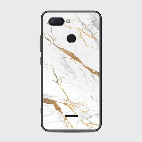 Xiaomi Redmi 6 Cover - Mystic Marble Series - HQ Ultra Shine Premium Infinity Glass Soft Silicon Borders Case