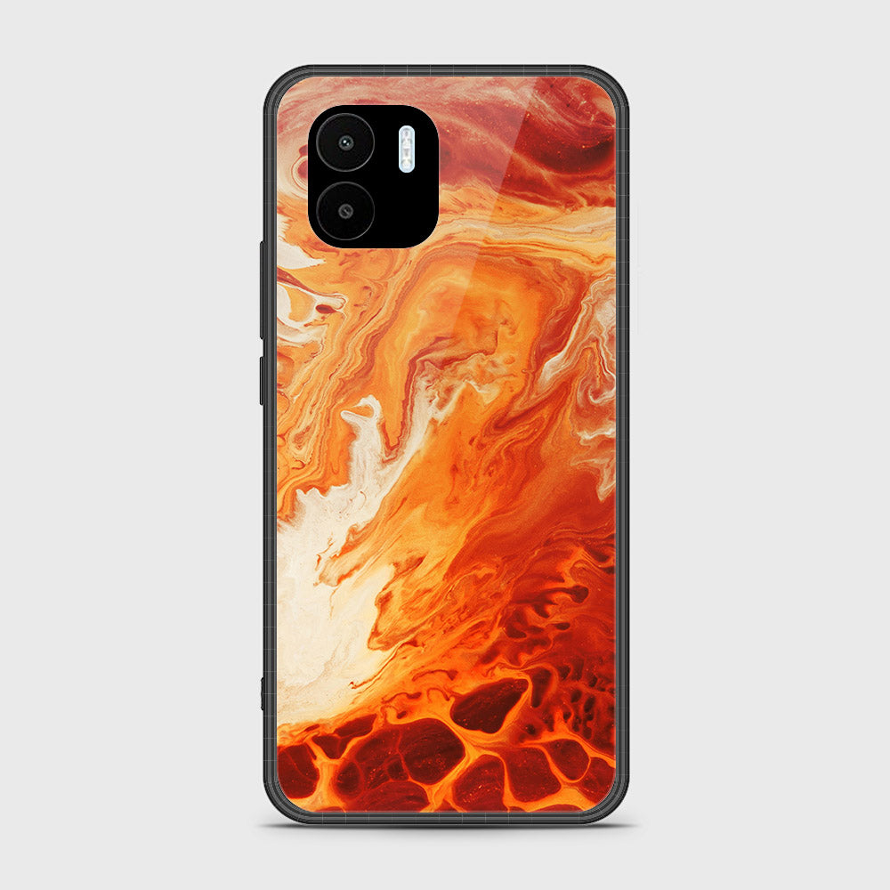 Xiaomi Redmi A2 2023 Cover - Mystic Marble Series - HQ Ultra Shine Premium Infinity Glass Soft Silicon Borders Case