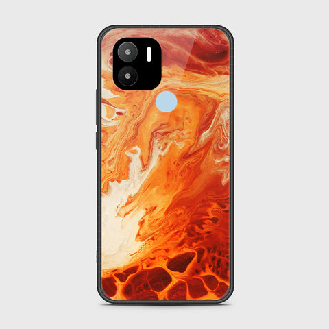 Xiaomi Redmi A1 Plus Cover- Mystic Marble Series - HQ Ultra Shine Premium Infinity Glass Soft Silicon Borders Case