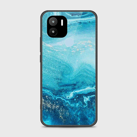 Xiaomi Redmi A1 Plus Cover- Mystic Marble Series - HQ Ultra Shine Premium Infinity Glass Soft Silicon Borders Case