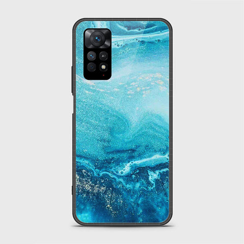 Xiaomi Redmi Note 11S Cover- Mystic Marble Series - HQ Ultra Shine Premium Infinity Glass Soft Silicon Borders Case