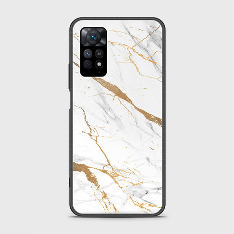 Xiaomi Redmi Note 11S Cover- Mystic Marble Series - HQ Ultra Shine Premium Infinity Glass Soft Silicon Borders Case