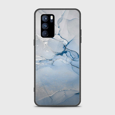 Oppo Reno 6 Pro 5G Cover - Mystic Marble Series - HQ Ultra Shine Premium Infinity Glass Soft Silicon Borders Case