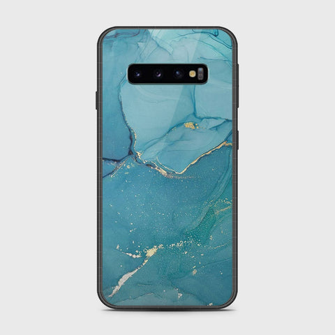 Samsung Galaxy S10 5G Cover- Mystic Marble Series - HQ Ultra Shine Premium Infinity Glass Soft Silicon Borders Case