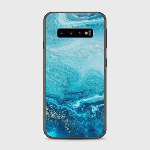 Samsung Galaxy S10 5G Cover- Mystic Marble Series - HQ Ultra Shine Premium Infinity Glass Soft Silicon Borders Case