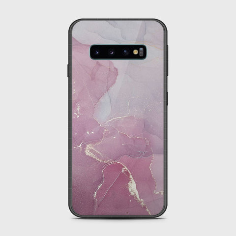 Samsung Galaxy S10 5G Cover- Mystic Marble Series - HQ Ultra Shine Premium Infinity Glass Soft Silicon Borders Case