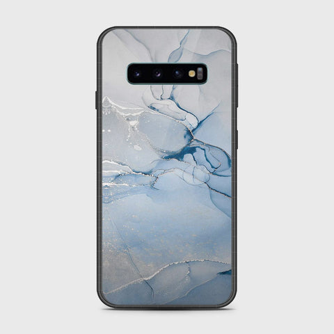 Samsung Galaxy S10 5G Cover- Mystic Marble Series - HQ Ultra Shine Premium Infinity Glass Soft Silicon Borders Case