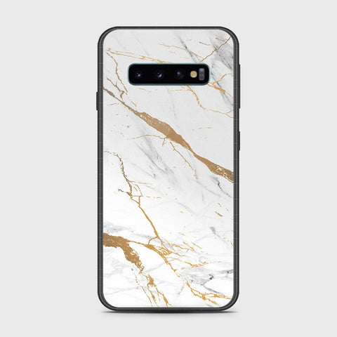 Samsung Galaxy S10 5G Cover- Mystic Marble Series - HQ Ultra Shine Premium Infinity Glass Soft Silicon Borders Case