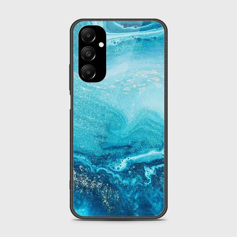 Samsung Galaxy A05s Cover- Mystic Marble Series - HQ Ultra Shine Premium Infinity Glass Soft Silicon Borders Case