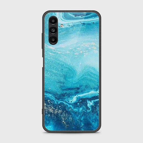 Samsung Galaxy A04s Cover- Mystic Marble Series - HQ Ultra Shine Premium Infinity Glass Soft Silicon Borders Case