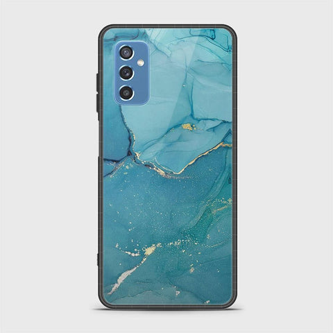 Samsung Galaxy M52 5G Cover- Mystic Marble Series - HQ Ultra Shine Premium Infinity Glass Soft Silicon Borders Case