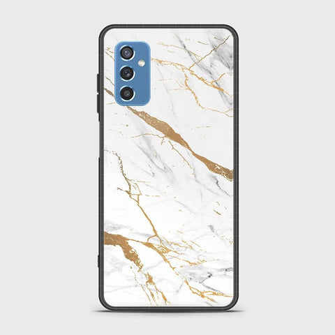 Samsung Galaxy M52 5G Cover- Mystic Marble Series - HQ Ultra Shine Premium Infinity Glass Soft Silicon Borders Case