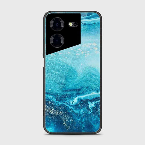 Tecno Pova 5 Pro Cover- Mystic Marble Series - HQ Ultra Shine Premium Infinity Glass Soft Silicon Borders Case