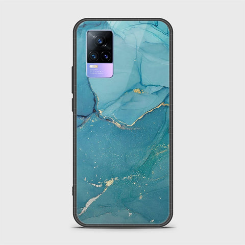 Vivo Y73 Cover - Mystic Marble Series - HQ Ultra Shine Premium Infinity Glass Soft Silicon Borders Case