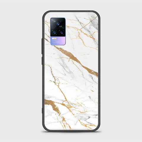 Vivo Y73 Cover - Mystic Marble Series - HQ Ultra Shine Premium Infinity Glass Soft Silicon Borders Case