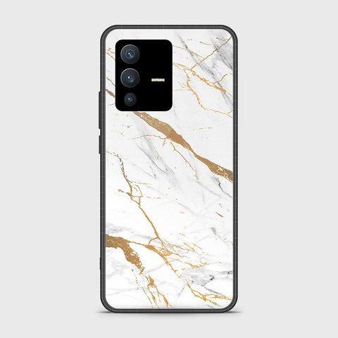 Vivo V23 5G Cover - Mystic Marble Series - HQ Ultra Shine Premium Infinity Glass Soft Silicon Borders Case