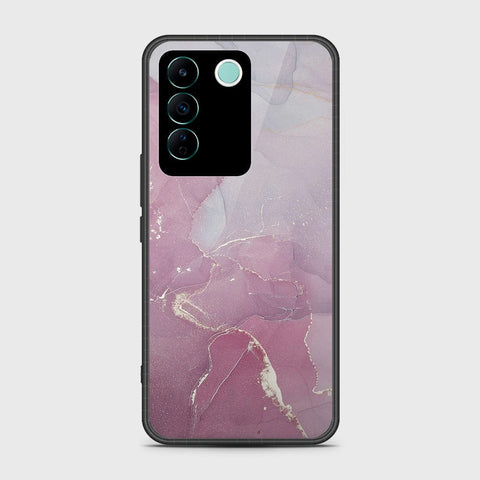 Vivo V27e Cover- Mystic Marble Series - HQ Ultra Shine Premium Infinity Glass Soft Silicon Borders Case