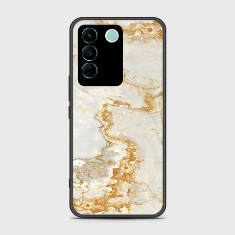 Vivo V27e Cover- Mystic Marble Series - HQ Ultra Shine Premium Infinity Glass Soft Silicon Borders Case