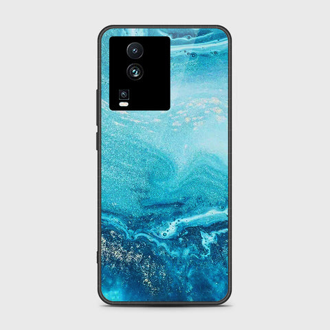 Vivo iQOO Neo 7 Cover- Mystic Marble Series - HQ Ultra Shine Premium Infinity Glass Soft Silicon Borders Case