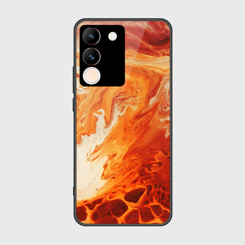 vivo V29e Cover- Mystic Marble Series - HQ Ultra Shine Premium Infinity Glass Soft Silicon Borders Case