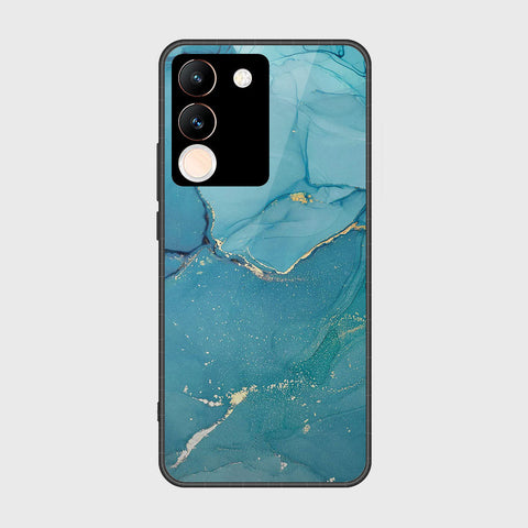 vivo V29e Cover- Mystic Marble Series - HQ Ultra Shine Premium Infinity Glass Soft Silicon Borders Case