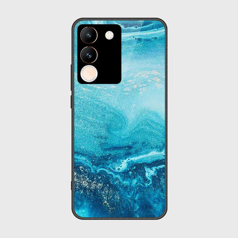 vivo V29e Cover- Mystic Marble Series - HQ Ultra Shine Premium Infinity Glass Soft Silicon Borders Case