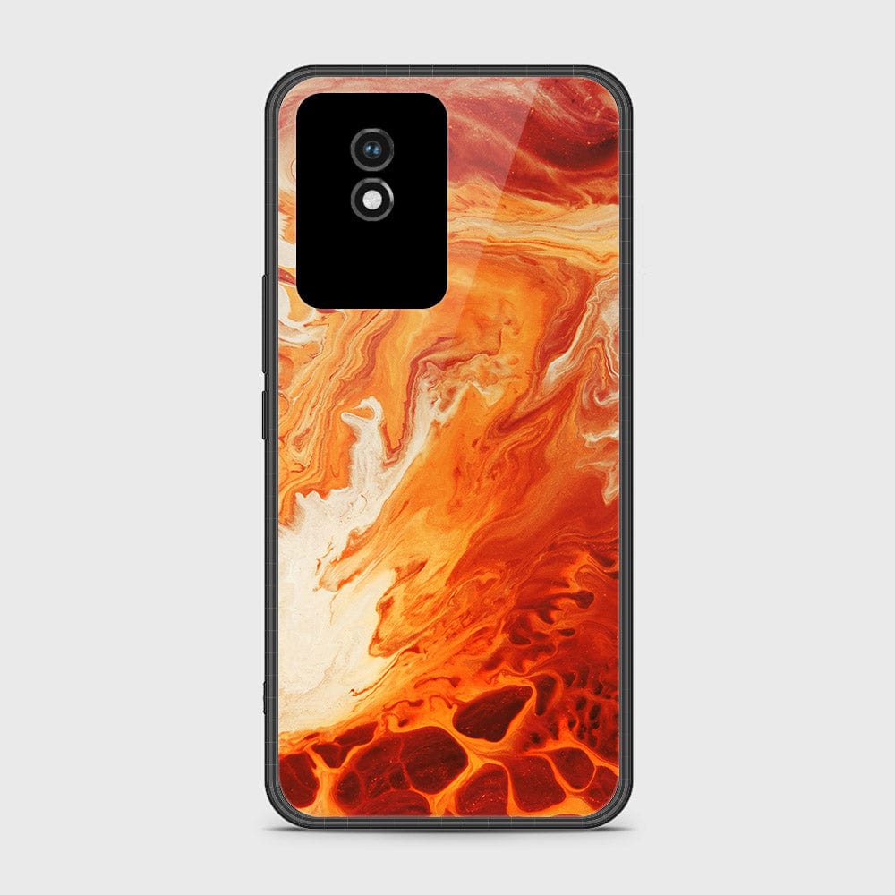 Vivo Y11 2023 Cover- Mystic Marble Series - HQ Ultra Shine Premium Infinity Glass Soft Silicon Borders Case